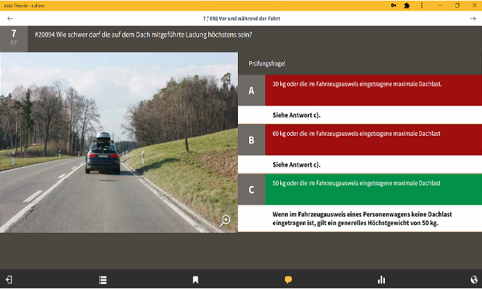 Alle Fragen für die Autoprüfung