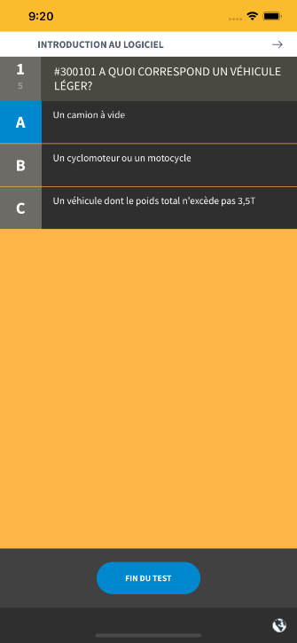 preparation online pour l'examen théorique