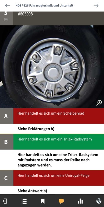 Prüfungsfrage zum Thema Bus/Car