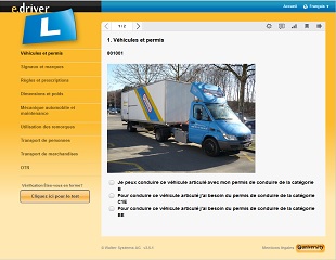 Question d'examen pour le camion