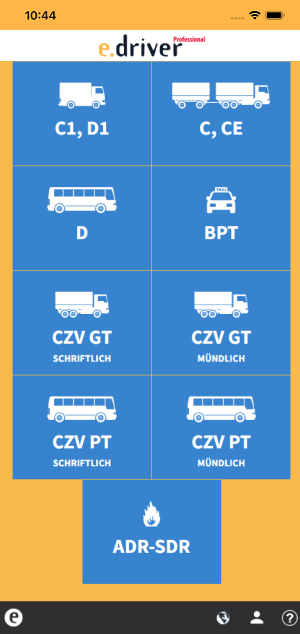 Programm zur LKW Theorieprüfung, (inkl. CZV)
