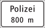 Hinweis auf Polizeistützpunkte
